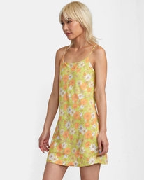 3 Macarthur Midi Dress Yellow AVJWD00228 RVCA