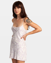 3 Macarthur Midi Dress White AVJWD00228 RVCA