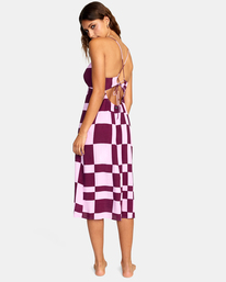 2 No Judgement Midi Dress Purple AVJWD00230 RVCA