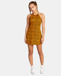 1 Perfect Strangers Mini Dress Red AVJWD00231 RVCA