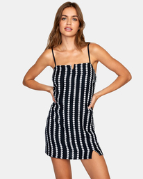 0 Paris Mini Dress Black AVJWD00232 RVCA