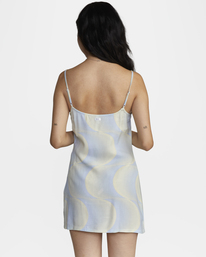 rvca, Slip Up Mini Dress, HALOGEN BLUE (bzk0) SLIP UP DRESS AVJWD00240