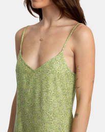 5 Slip Up Mini Dress Green AVJWD00240 RVCA