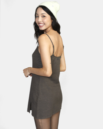 2 Slip Up Mini Dress Green AVJWD00240 RVCA