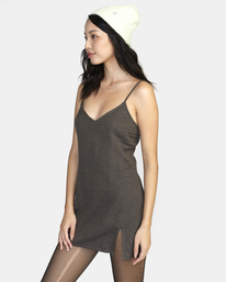 3 Slip Up Mini Dress Green AVJWD00240 RVCA