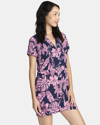 4 Note To Self Mini Dress Blue AVJWD00248 RVCA