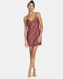 7 Blake Mini Slip Dress Red AVJWD00254 RVCA