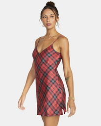 9 Blake Mini Slip Dress Red AVJWD00254 RVCA