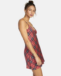 10 Blake Mini Slip Dress Red AVJWD00254 RVCA