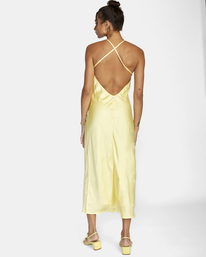5 Ninety Maxi Dress Yellow AVJWD00255 RVCA