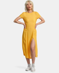 3 Dreamscape - Robe babydoll pour Femme Orange AVJWD00261 RVCA