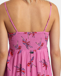 6 Hau Tree Sleeveless Dress Pink AVJWD00263 RVCA