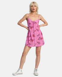 1 Hau Tree Sleeveless Dress Pink AVJWD00263 RVCA
