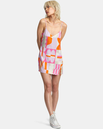 1 Jesse Brown Mini Dress Purple AVJWD00266 RVCA