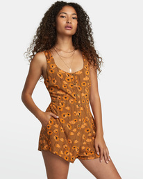 5 Valley - Playsuit for Women Brown AVJWD00272 RVCA