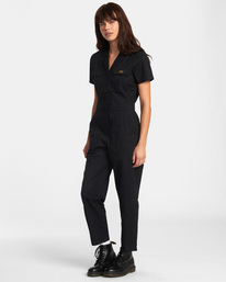3 Recession Collection - Overall für Frauen Schwarz AVJWD00277 RVCA