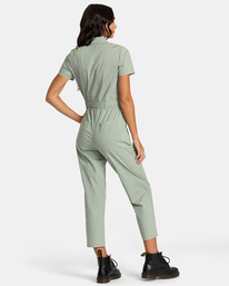 1 Recession Collection Jumpsuit Green AVJWD00277 RVCA