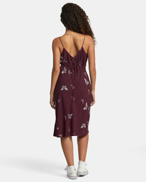 1 Rose Namajunas Oh Lord - Robe midi pour Femme Rose AVJWD00278 RVCA