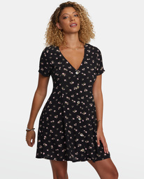 1 Understated Rose Namajunas - Mini Dress for Women Black AVJWD00279 RVCA