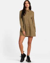 3 Not Today - Robe courte pour Femme Beige AVJWD00289 RVCA
