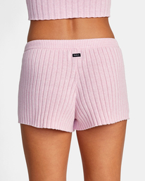 7 For The Record Sweater Knit Shorts Brown AVJWH00117 RVCA