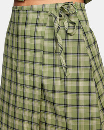 5 Going Out Mini Skirt Green AVJWK00104 RVCA