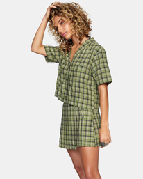 4 Going Out Mini Skirt Green AVJWK00104 RVCA