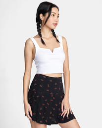4 Spirit Mini Skirt Black AVJWK00108 RVCA