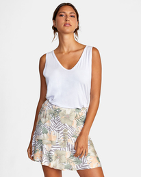 rvca, Moonrise Mini Skirt, MULTI (mul) MOONRISE SKIRT AVJWK00110