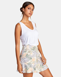 4 Moonrise Mini Skirt Grey AVJWK00110 RVCA