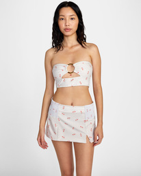 0 Heartthrob High Waist Skirt White AVJWK00111 RVCA