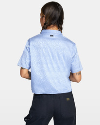 1 Vacay Button-Down Top Grey AVJWT00136 RVCA