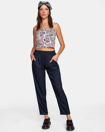 3 Side Note Cami Top White AVJWT00142 RVCA