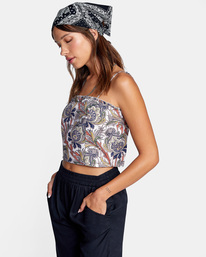 4 Side Note Cami Top White AVJWT00142 RVCA
