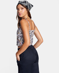 5 Side Note Cami Top White AVJWT00142 RVCA
