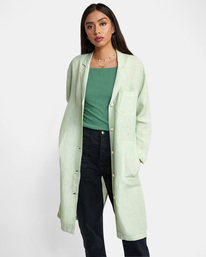 2 Balmy Oversized Blazer Green AVJWT00152 RVCA