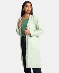 6 Balmy Oversized Blazer Green AVJWT00152 RVCA