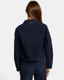 rvca, Jaded Shacket Corduroy Shirt Jacket, MIDNIGHT (mid) JADED SHACKET AVJWT00180