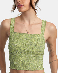 2 Terrace Tank Top Green AVJWT00186 RVCA