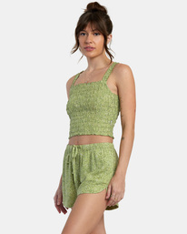 4 Terrace Tank Top Green AVJWT00186 RVCA