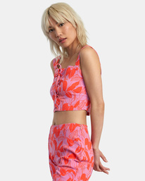 4 Villa - Vest Top for Women Pink AVJWT00191 RVCA