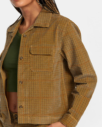 2 Lay Over - Overshirt for Women Beige AVJWT00210 RVCA