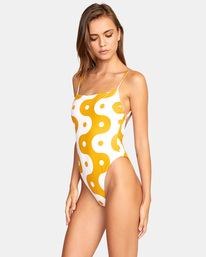 3 Good Days One-Piece Swimsuit Pink AVJX100126 RVCA