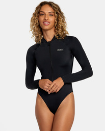 0 VA Sport Essential One-Piece Swimsuit Black AVJX100143 RVCA
