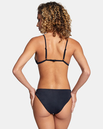 1 Solid Fixed Triangle Bikini Top Black AVJX300207 RVCA