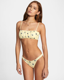 rvca, Easy To Love Bandeau Bikini Top, SUNSHINE (ydj0) EASY TO LOVE BANDEAU AVJX300225