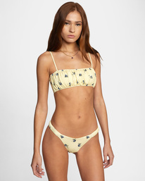4 Easy To Love Bandeau Bikini Top Yellow AVJX300225 RVCA