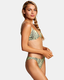 5 Palms Fixed Triangle Bikini Top Yellow AVJX300242 RVCA