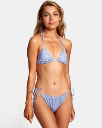 1 Mille Halter Triangle Bikini Top Grey AVJX300243 RVCA