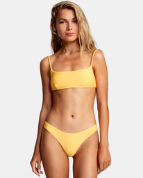 rvca, Brightside Bralette Bikini Top, MARIGOLD (mgd) BRIGHTSIDE BRALETTE AVJX300248